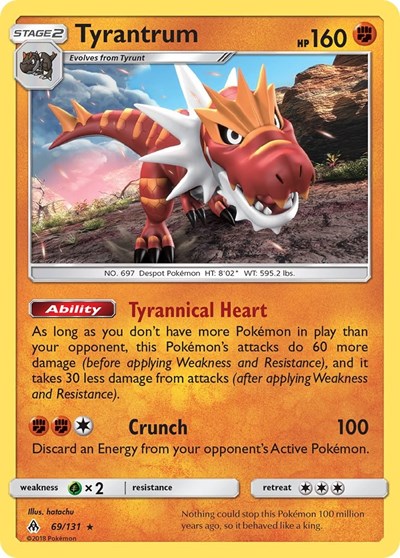 Tyrantrum #69 SM - Forbidden Light