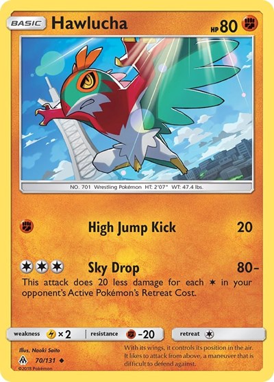 Hawlucha #70 SM - Forbidden Light
