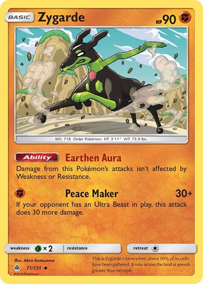 Zygarde #71 SM - Forbidden Light