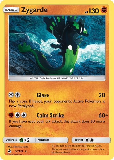 Zygarde #72 SM - Forbidden Light
