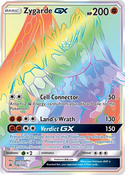Zygarde GX #136 SM - Forbidden Light