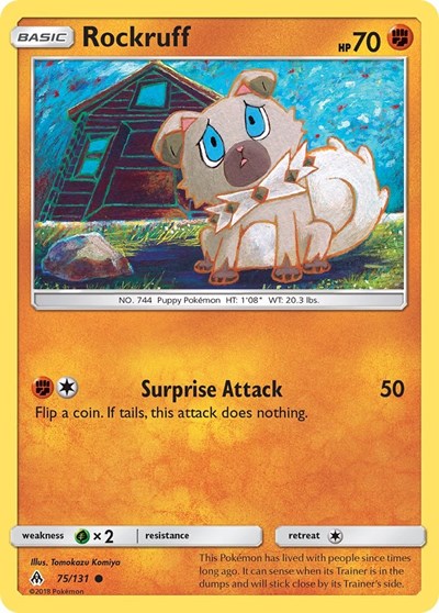 Rockruff #75 SM - Forbidden Light