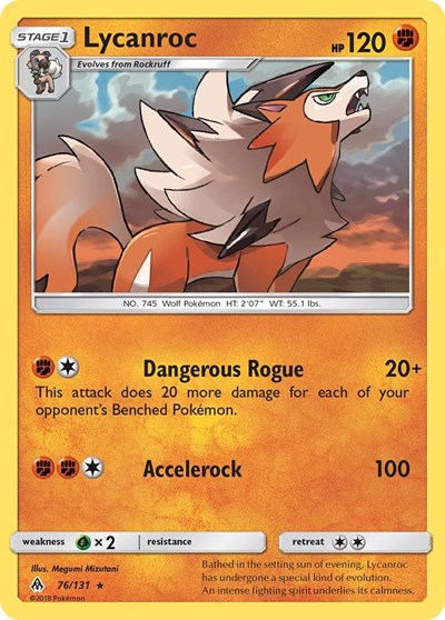 Lycanroc #76 SM - Forbidden Light