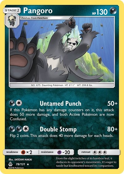 Pangoro #78 SM - Forbidden Light