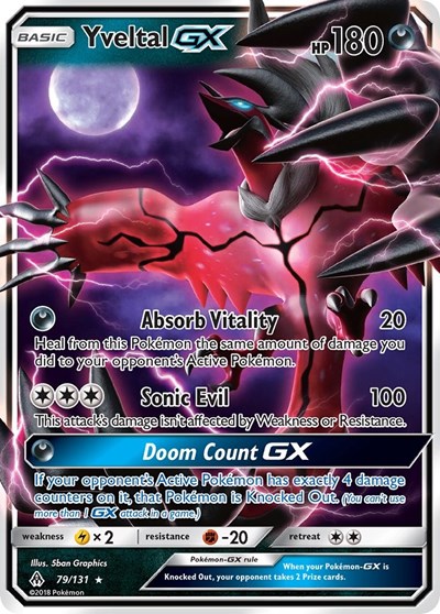 Yveltal GX #79 SM - Forbidden Light