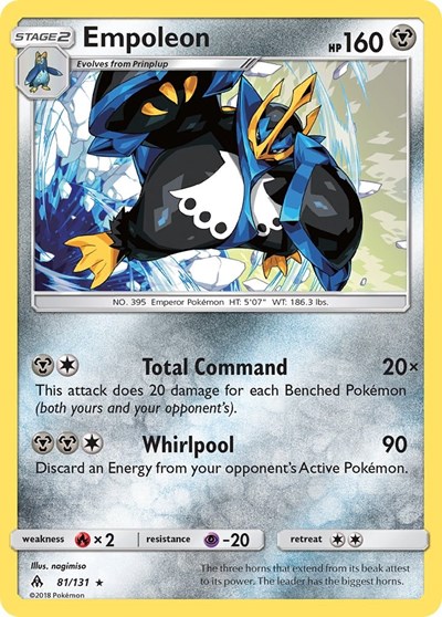 Empoleon #81 SM - Forbidden Light