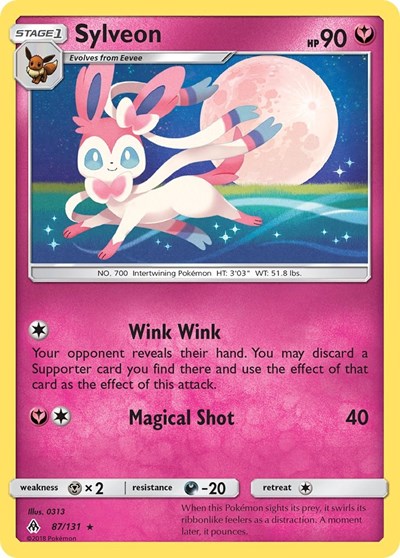 Sylveon #87 SM - Forbidden Light