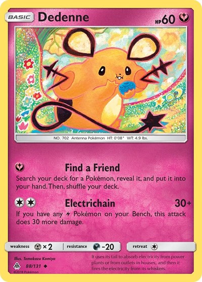 Dedenne #88 SM - Forbidden Light