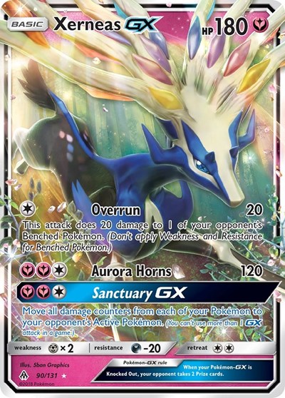 Xerneas GX #90 SM - Forbidden Light