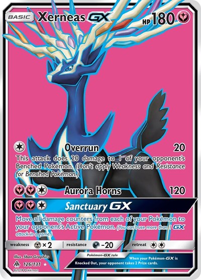 Xerneas GX #126 SM - Forbidden Light