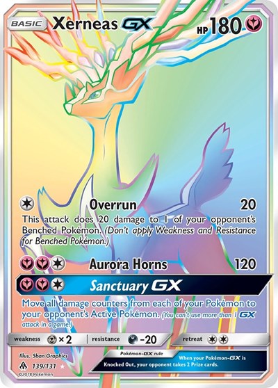 Xerneas GX #139 SM - Forbidden Light