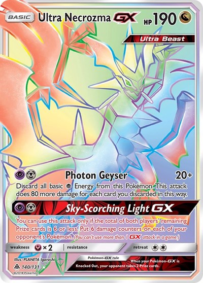 Ultra Necrozma GX #140 SM - Forbidden Light