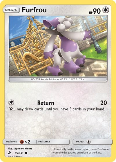 Furfrou #99 SM - Forbidden Light