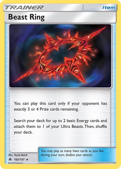 Beast Ring #102 SM - Forbidden Light