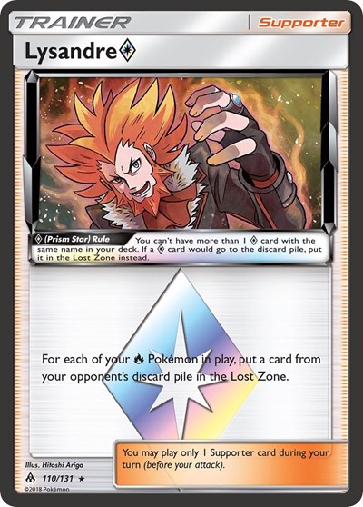 Lysandre Prism Star #110 SM - Forbidden Light