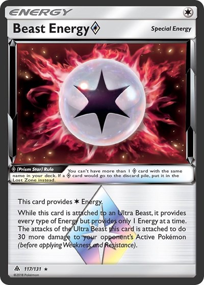 Beast Energy Prism Star #117 SM - Forbidden Light