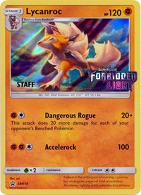 Lycanroc - SM118 (Prerelease) [Staff] #SM118 SM Promos