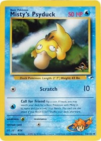 Misty's Psyduck [W Stamped] #54 WoTC Promo