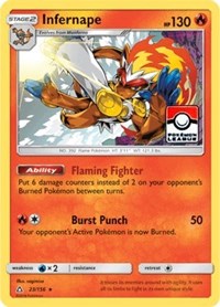 Infernape #23 League & Championship Cards
