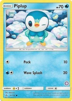 Piplup #32 SM Trainer Kit: Alolan Sandslash & Alolan Ninetales