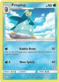 Prinplup #33 SM Trainer Kit: Alolan Sandslash & Alolan Ninetales