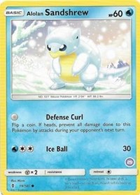 Alolan Sandshrew #19 SM Trainer Kit: Alolan Sandslash & Alolan Ninetales