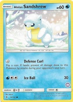 Alolan Sandshrew #19 SM Trainer Kit: Alolan Sandslash & Alolan Ninetales