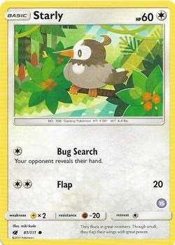 Starly #81 SM Trainer Kit: Alolan Sandslash & Alolan Ninetales