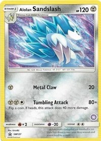 Alolan Sandslash #SM127 SM Trainer Kit: Alolan Sandslash & Alolan Ninetales