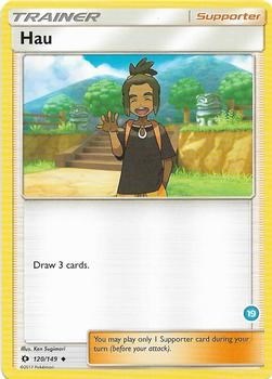 Hau (19) #120 SM Trainer Kit: Alolan Sandslash & Alolan Ninetales