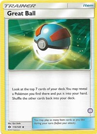 Great Ball (25) #119 SM Trainer Kit: Alolan Sandslash & Alolan Ninetales