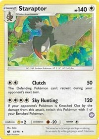 Staraptor #83 SM Trainer Kit: Alolan Sandslash & Alolan Ninetales