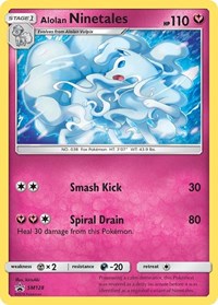 Alolan Ninetales #SM128 SM Promos