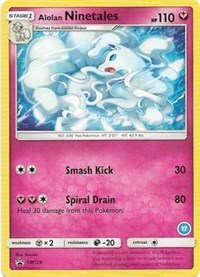 Alolan Ninetales #SM128 SM Trainer Kit: Alolan Sandslash & Alolan Ninetales