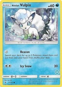 Alolan Vulpix #21 SM Trainer Kit: Alolan Sandslash & Alolan Ninetales