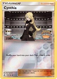 Cynthia (Regional Championships) [Staff] #119 League & Championship Cards