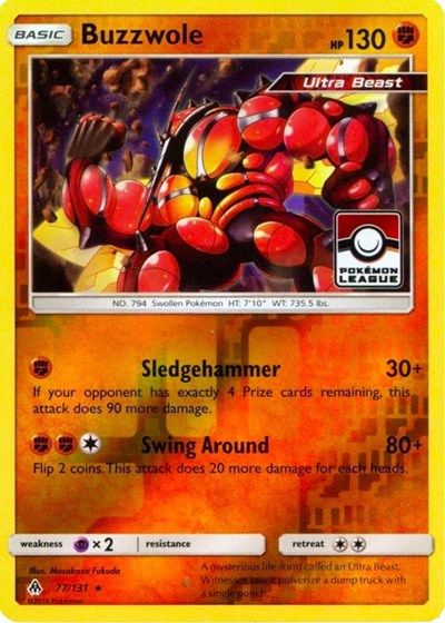 Buzzwole #77 League & Championship Cards
