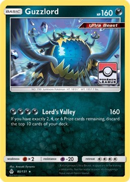 Guzzlord #80 League & Championship Cards