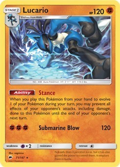 Lucario Deck Exclusives #71
