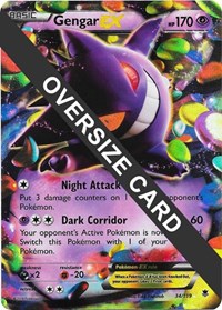 Gengar EX #34 Jumbo Cards