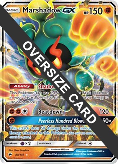 Marshadow GX #80 Jumbo Cards