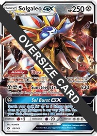 Solgaleo GX #89 Jumbo Cards