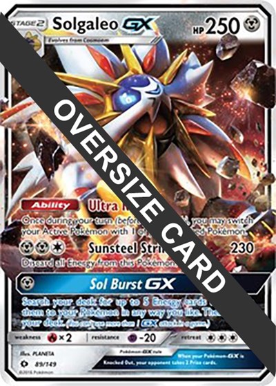 Solgaleo GX #89 Jumbo Cards