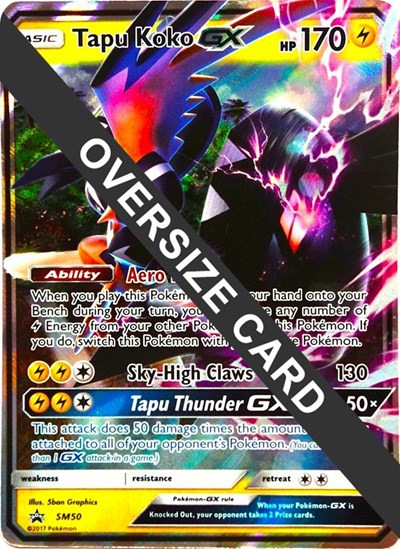 Tapu Koko GX #SM50 Jumbo Cards