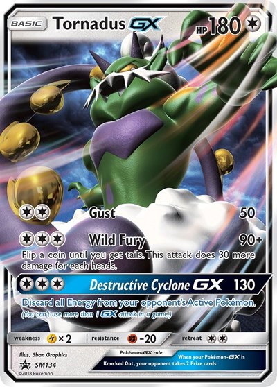 Tornadus GX #SM134 SM Promos