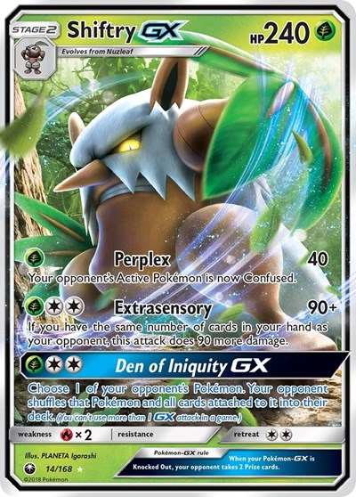 Shiftry GX #14 SM - Celestial Storm
