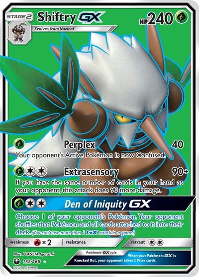 Shiftry GX #152 SM - Celestial Storm