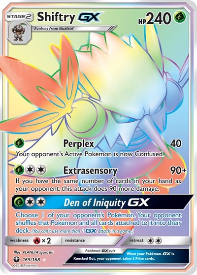 Shiftry GX #169 SM - Celestial Storm