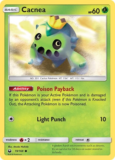 Cacnea #19 SM - Celestial Storm