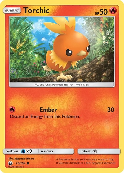 Torchic #25 SM - Celestial Storm